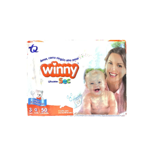 PAÑAL WINNY ULTRATIM SEC ETAPA 3 PAQUETE X 50 UNDS